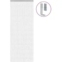 vidaXL Vliegengordijn kettingen 80x201 cm aluminium