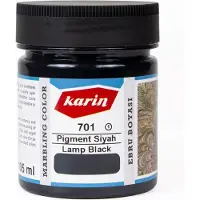 Karin Ebru / Papiermarmer Verf - Lampzwart - 105 ml