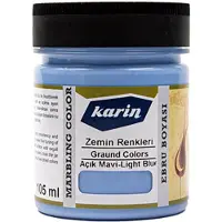 Karin Ebru / Papiermarmer Verf - Lichtblauw - 105 ml