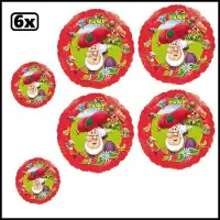 Themaparty 6x Folie ballon Kabouter Plop