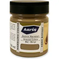 Karin Ebru / Papiermarmer Verf - Beige - 105 ml