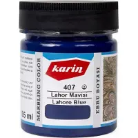 Karin Ebru / Papiermarmer Verf - Lahore Blauw - 105 ml