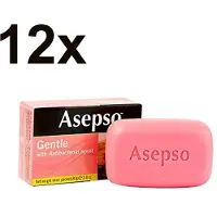 Asepso - Gentle - Antibacteriële - Handzeep - 12x 80g - Voordeelverpakking