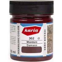 Karin Ebru / Papiermarmer Verf - Damson - 105 ml