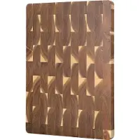 HEZHEN Snijplank van Acaciahout met anti-slip voetjes | 40 cm x 28.5 cm x 2.5 cm | Zware kwalitatieve en vlakke snijplank | Serveerplank | Borrelplank - Tapasplank