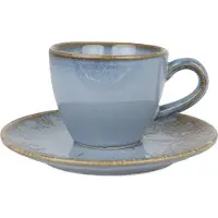 Bonna Espresso kopjes & schotel sky snell porselein set van 6
