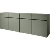 Meubella Dressoir Cainan - Groen - 225 cm