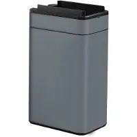 FlinQ Sensor Prullenbak Swing 60L - Antraciet