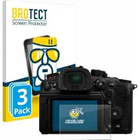 BROTECT Screenprotector 3 Stuks voor Panasonic Lumix DC-GH7 Beschermglas transparant