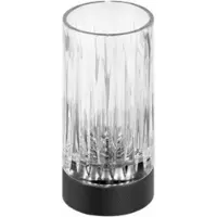 DECOR WALTHER Tandenborstelhouder Club SMG Kristal Mat Zwart Gesneden