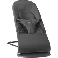 BabyBjörn Wipstoeltje Balance Soft Mesh Baby Bouncer | Donkergrijs