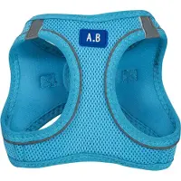 Animal Boulevard Ab32225 - Hals- En Leibanden - Hond - Ab Air-mesh Comfortharnas Blauw-m 6-9kg - Maat: M 6-9kg