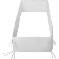cambrass Liso E 420x30x3 Cm Cot Bumper Zilver Kinderen