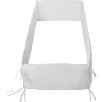 cambrass Liso E 360x30x3 Cm Cot Bumper Zilver Kinderen