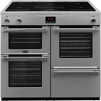 Belling Cookcentre 100 Ei Range cooker Zone van inductiekookplaat Roestvrijstaal