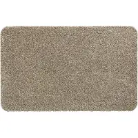 HQ Aqua-stop Droogloopmat licht beige 50x80 beige Katoen Deurmat