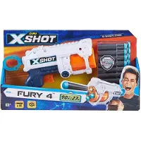 Zuru X-Shot Fury 4 Blaster met 16 Darts
