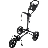 Fastfold Slim 3 Wheel Trolley charcoal black