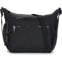 Kipling Schoudertas 'Gabbie' grijs / zwart
