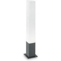 Ideal Lux Tuinpadverlichting Edo square, zwart, Aluminium, Tuinpad verlichting