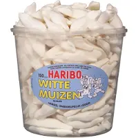 Haribo Witte Muizen - 150 Stuks