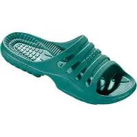 Beco heren badslippers Petrol