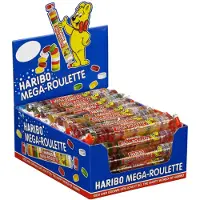 Haribo Megaroulette - snoep in fruitsmaken - 40 stuks