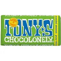 Tony's Chocolonely 15x Puur Amandel Zeezout 180 Gr