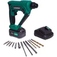 Vonroc Accu boorhamer 20V - 4.0Ah | Incl. accu en snellader