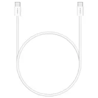 IMoshion Braided USB-C naar USB-C kabel 60W - 1 meter - Wit