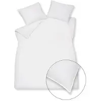 Vandyck Dekbedovertrek Washed Cotton White Katoen-240 x 200 / 220 cm | Lits-Jumeaux