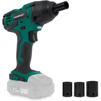 Vonroc Accu slagmoersleutel 20V – 150Nm – Incl. 4 moerdoppen – Zonder accu & lader