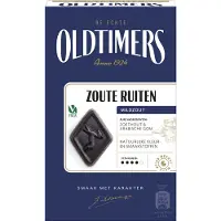 Oldtimers - Drop - Zoute Ruiten - 6 doosjes - 235 gram