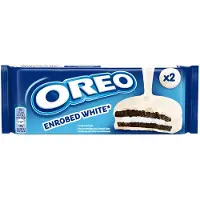 Oreo Original Koekjes met een Bedekking met Witte Chocoladesmaak - Doos 24 x 41g - Koek voor Onderweg - Displaydoos