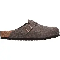 Birkenstock Muiltjes 'Boston' bruin gemêleerd