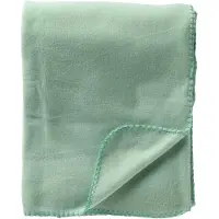 Dutch decor - DEX - Plaid 130x160 cm - fleece deken - zacht en dun - Cameo Green - lichtgroen