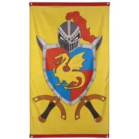 Boland Ridder thema vlag 150 x 90 cm - Feestbanieren