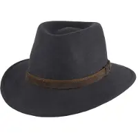 Hatland Toronto - Vilten hoed - Marine blauw - M
