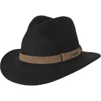 Hatland Yemairo - Vilten hoed - Zwart - XL