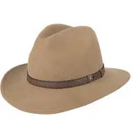 Hatland Yashvier - Vilten hoed - Beige - XL