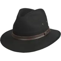 Hatland Bomont - Katoenen regenhoed - Zwart - XL