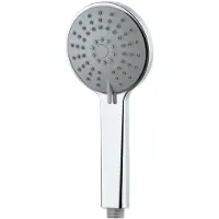 Big Buy Cooking Douchekop EDM 01330, ABS, chroom, rond, 10,3 x 3 x 23,5 cm