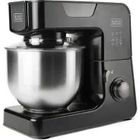 Black & Decker 1000W Keukenmachine - ES9130060B (Zwart & Zilver, 5.2L)