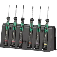 Wera 2050/6 Micro-schroevendraaierset + houder, 6-delig - 1 stuk(s) - 05030181001