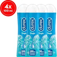 Durex Glijmiddel Play Pleasure Gel Tingle – 100ml x4