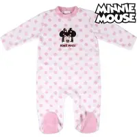 No name Baby Minnie Mouse Boxpak - Velours - Wit/Roze - Maat 68 (6 maanden)