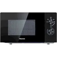 Hisense H20MOBP1G, Werkblad, Magnetron met grillfunctie, 20 liter, 700 watt, Draaibaar, Zwart