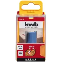 Kwb gleuffrees Ø20mm - schacht Ø8mm