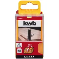 Kwb gleuffrees Ø6mm - schacht Ø8mm