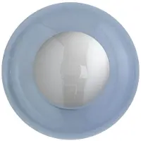 Ebb & Flow Horizon Plafond- / Wandlamp Ø: 21 cm | Shiny Silver | Deep blue E14 IP44